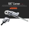 Electric Right Angle Drill Adapter - Universal Multifunctional Bent Head Screwdriver with Flexible Shaft