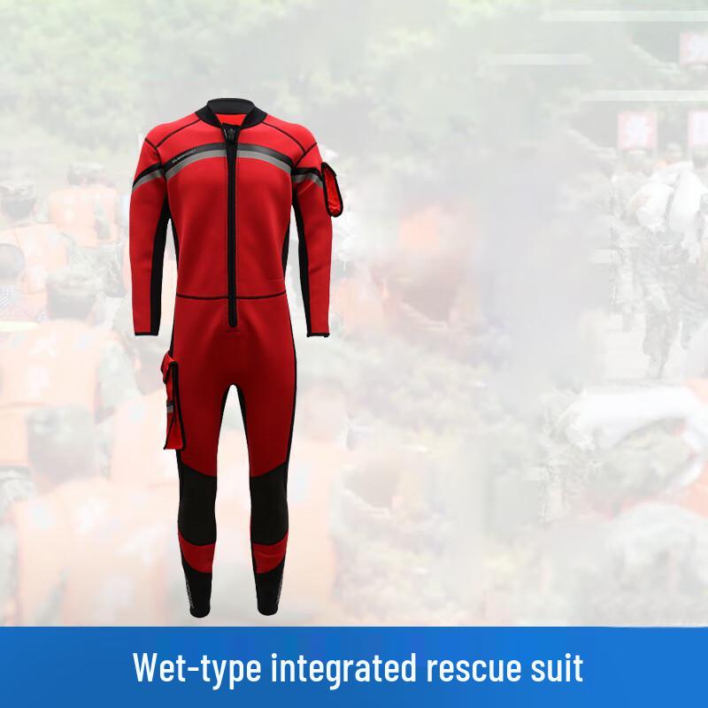 OLOMM Integrated Wet Rescue Suit with Hood 1