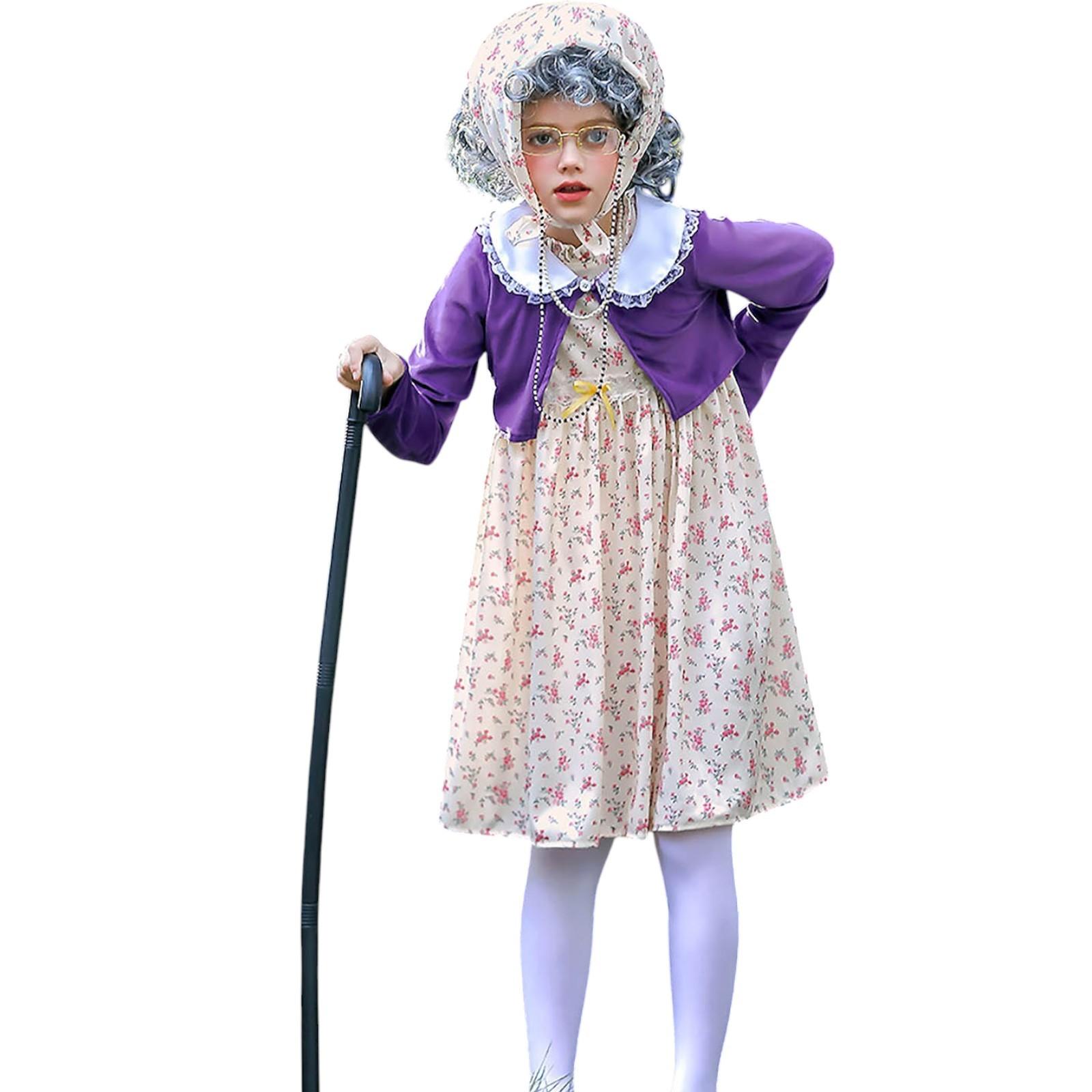 

Детский ролевой костюм для вечеринки из 6 предметов 120 фиолетовый