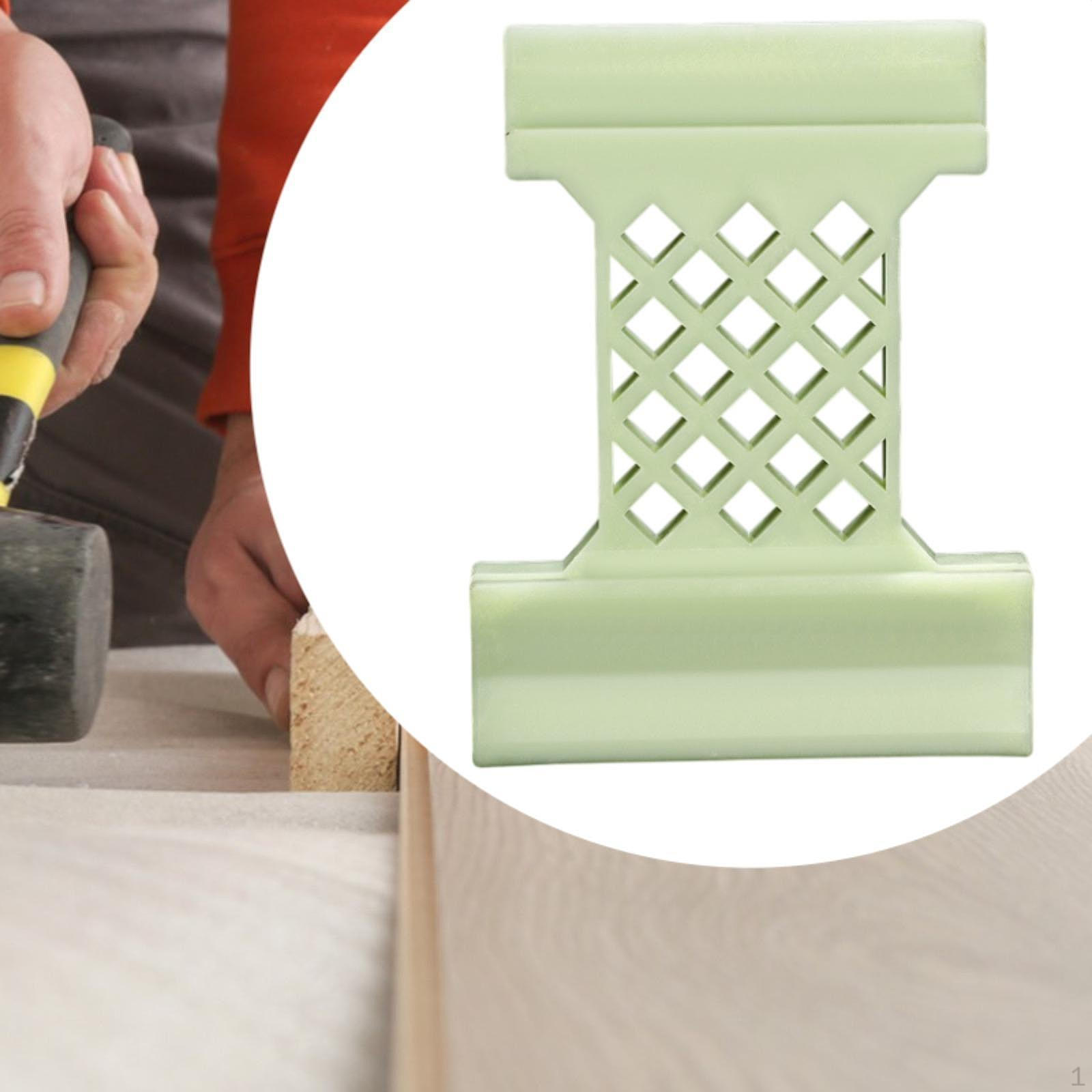 

Плотницкие работы Подбивочный блок Ламинат Деревянная доска 4-х кромочный инструмент для напольного покрытия Установка 15x11.3cm Hollow