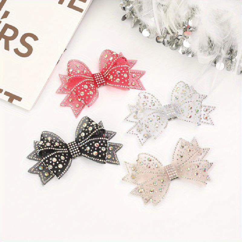 DIY Shiny Rhinestone Shoe Decor Silk Flower Bowknot Shoe Decorations Charm Buckle Wedding Bride Shoe Accessories