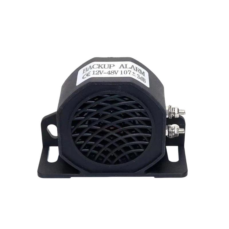 12V To 48V Backup Warning Alarm Waterproof Reverse Beeper Horn For Truck Excavator Engineering Vehicle