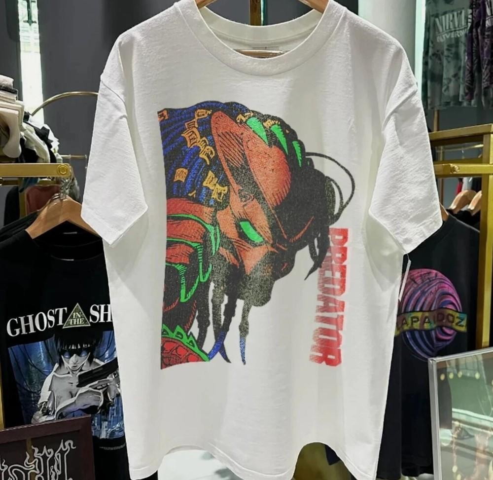 

PREDATOR Фильм Графическая футболка с коротким рукавом Белый Цвет Мужская Женская S-5XL Унисекс Футболка M