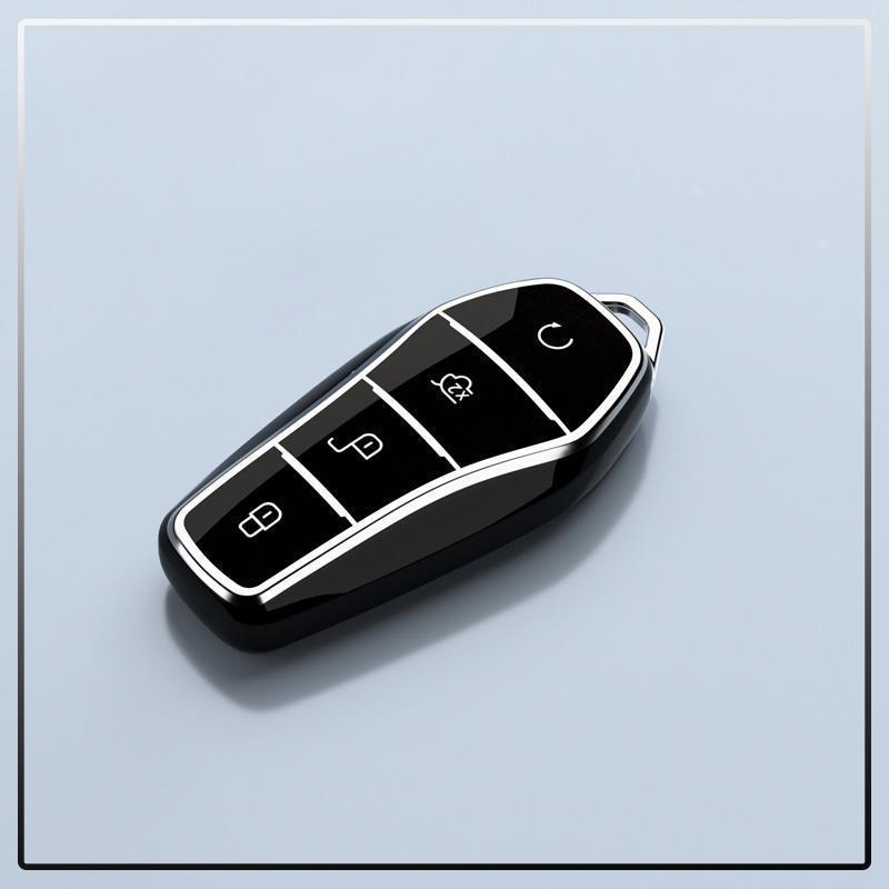 2025 BYD Yuan PLUS Kryt na klíč od auta s vysoce kvalitním ochranným řetízkem pro muže a ženy