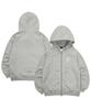 Urbanage Logo Print Zip-Up Hoodie In Melange