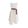(8 Years) Kids Rey Cosplay Costume Girls Rey Outfit Halloween Role Play Costume for Baby Toddler