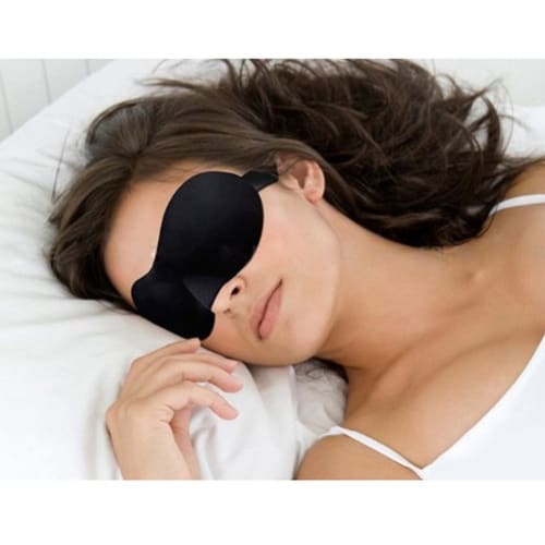 3D Eye Mask, Black