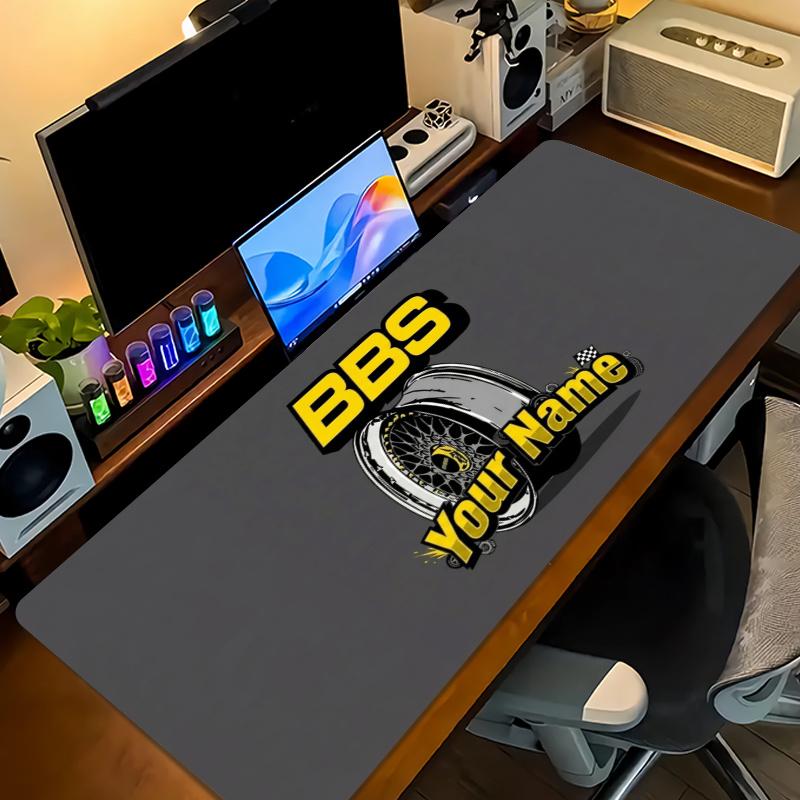 Bbs 50Th Anniversary Custom Name Large Size Mouse Pad Gaming Table Cushion Nonslip Laptop Tablet Big XXL Mat Mini PC Playmat With Lock edge