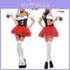 Hochwertiges Oktoberfest Bier Kellnerin Dirndl Outfit Ideal für Themenpartys
