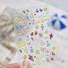 Tomoni Shell Light Cute Kitten Nail Stickers - Creative Rainy Day Holiday Decorations
