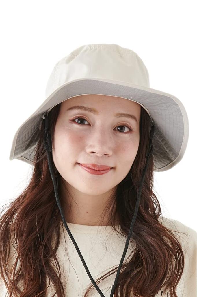 Valeria Safari Outdoor Sun Adventure Hat with Adjustable Drawstring and Chin UV Women's Hat, Protection, Water-Repellent, Camping, Summer, Strap,