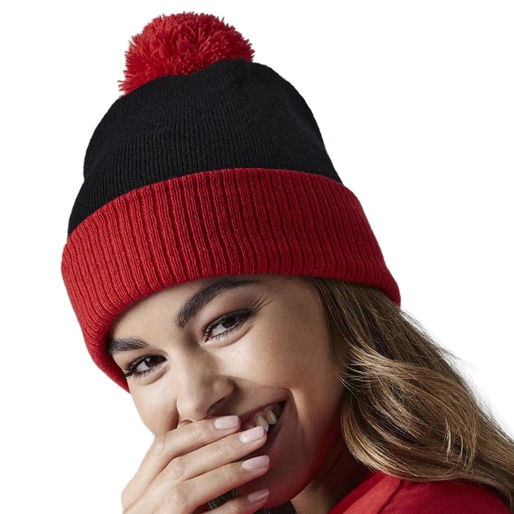 Beechfield Snowstar Two Tone Beanie