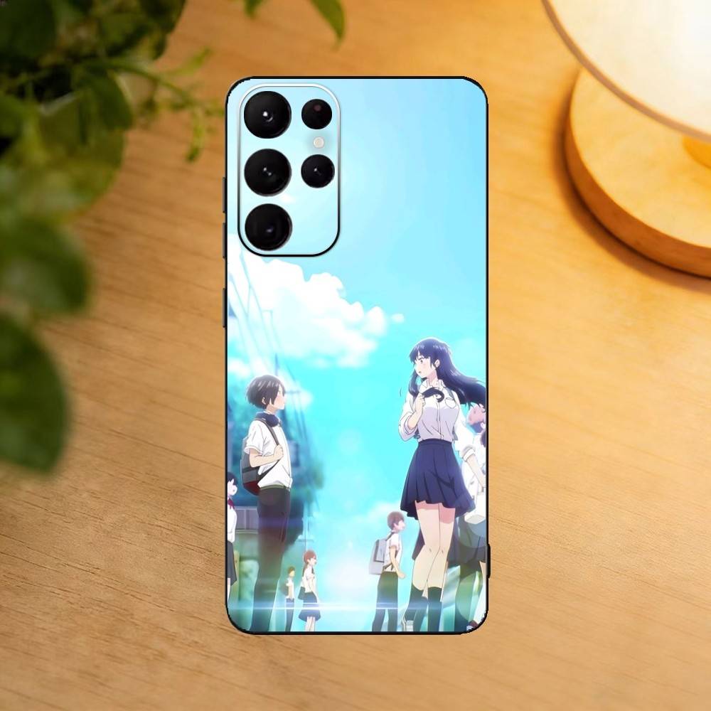 Anna The Dangers In My Heart Phone Case For Samsung S25,24,23,22,30,21,10,9,Ultra,Plus,Lite Soft Black Case