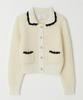 Siwl107 Alpaca Knit Cardigan (Ivory)