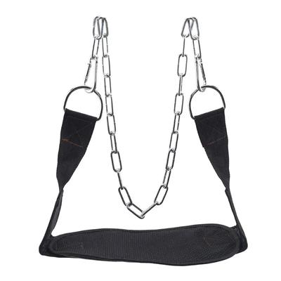 Gewichthebergürtel aus dickem Neopren mit Kette, Dip-Gürtel für Klimmzüge, Chin Up, Kettlebell, Langhantel, Fitness, Bodybuilding, Fitnessstudio-Gürtel