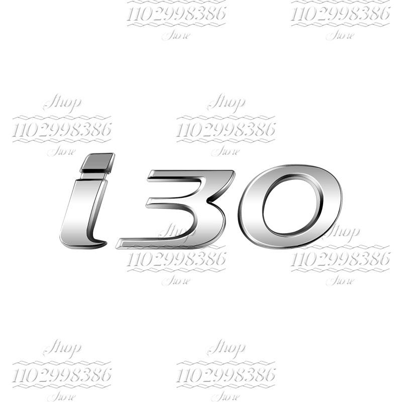 1 Pezzo Cromato 3D Metallo Styling Auto Lettera Emblema Decorazione Portellone Posteriore Per I10 I20 I30 I40 Logo Targhetta Adesivo Accessori