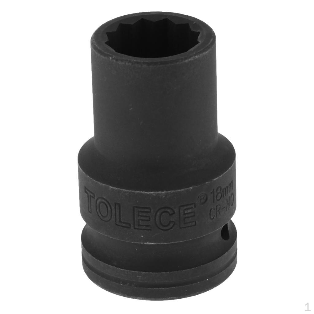 3/4 Square Drive 12 Point Deep Impact Socket 18mm