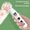 Pet Nail Grinder Electric Trimmer for Cats & Dogs, Grooming Nail Clippers, Nail Cleaner & Cutter, Quiet Low-Noise Design