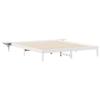 Bed Frame with Nightstands White 200 x 220 cm