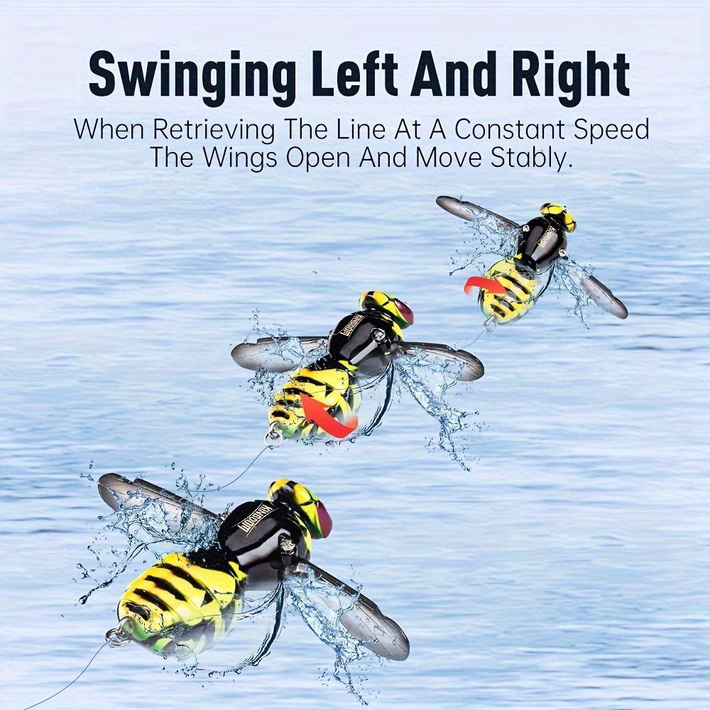 Floating Design Floating Bait 40mm Size Artificial Insect Lure Wobbler Bait Carp Fishing