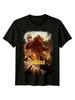 Tremor () Retro Pattern Tshirt  Unisex S Grizzly Bear and Action Hero Design Casual Wear for Fans