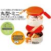 Skater Antibacterial Bento Box Hangyodon Headpiece Sanrio 500ml 2 Tier Round Shape Made in Japan ONWR1AG-A