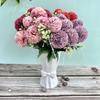 Faux Silk Flower Bouquet For Wedding Decor With Realistic Design For Home And Photography Use