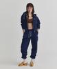 Better Than Surf Euphoria Crop Zipup Hoodie - Navy