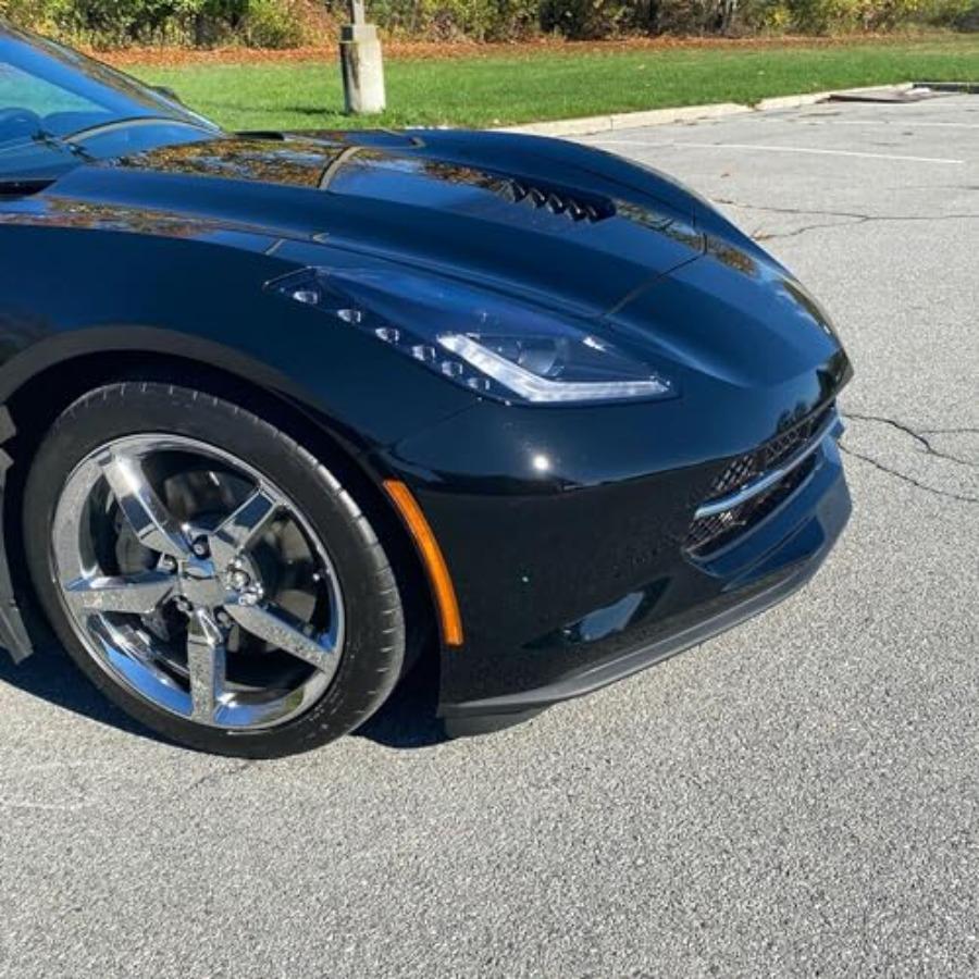 

Передний сплиттер губы для 20142019 C7 Chevy Corvette GM C7 Z06 GS Stage 1 Совместимая Запасная Часть с Черной Покрашенной P United States