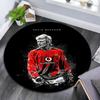 Becks pattern round rug,Carpet Rug for Living Room Bedroom Playroom ,Non-slip Floor Mat,Holiday Gifts and Birthday Gifts.