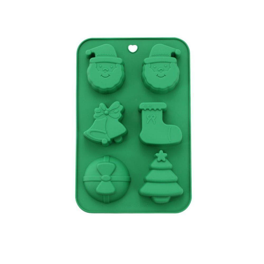 Cute Chocolate and Candy Molds Snowman Shape 3D Xmas Baking Mold DIY Cake Decorating Tool  Oven