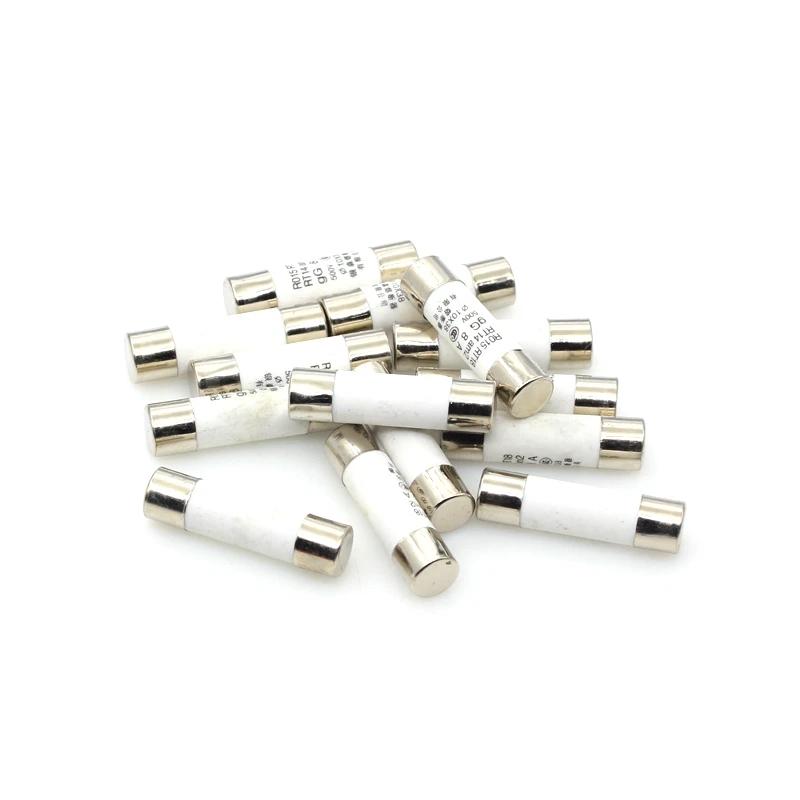 20Pcs 10*38 Fast Blow Ceramic Fuse 10x38mm 380V 500V 0.5A-40A RO15 RT18 RT14 Fuse for Circuit Protection