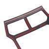 For Ford Explorer 2011 2012 2013 2014 2015 Carbon Black Interior Console Navigation Cover Frame Trim ABS Car Accessories 1pcs