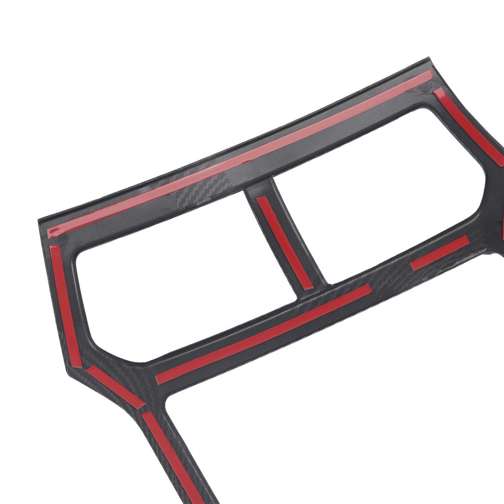 For Ford Explorer 2011 2012 2013 2014 2015 Carbon Black Interior Console Navigation Cover Frame Trim ABS Car Accessories 1pcs