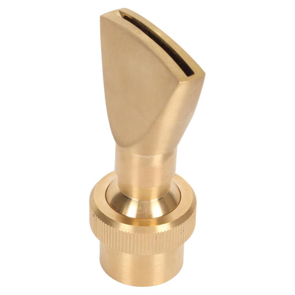 Fountain Nozzle Brass G3/4 Female Thread 25mm Narrow Fan Shaped Pond Sprinkler for Garden Pond
