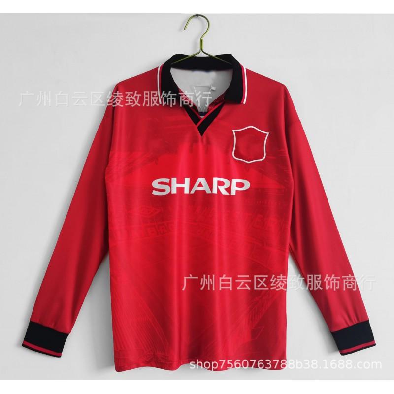 Manchester United Retro Domácí Dres 2007-08 Cristiano Ronaldo 7 Dlouhý Rukáv Stoleté Vydání Fotbalový Dres