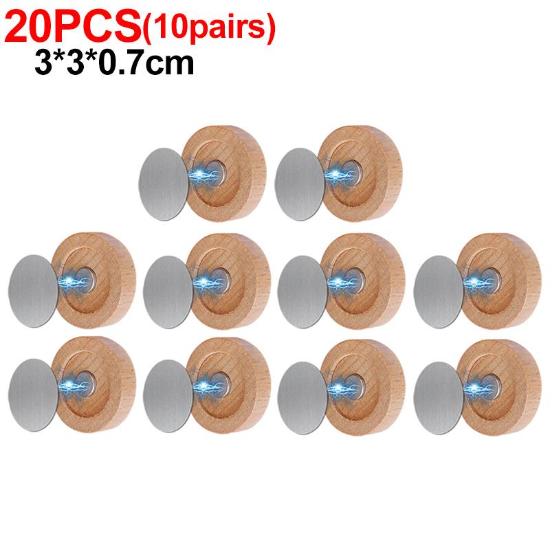 

Деревянные магнитные крючки настенные пульты дистанционного управления магнитные держатели ключи анти-потеряющиеся стойки маршрутизатор органайзер для домашнего офиса хранения