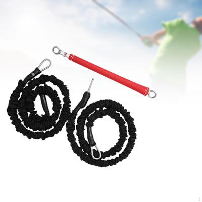 Sada pomůcek pro trénink golfového švihu, Odporové gumy, Příslušenství, Golfové lano, Trenažér cvičební lano pro