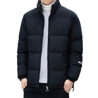 Abiti in cotone stile coppia per uomo e donna, abiti in cotone autunnali e invernali, colletto rialzato, abiti in cotone, abiti invernali spessi a doppia faccia