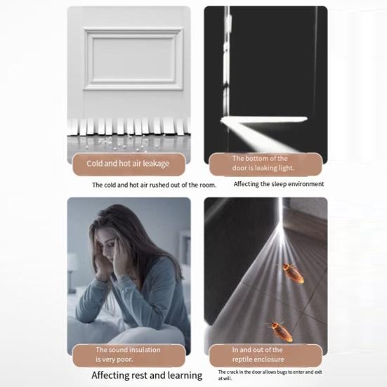 1M Bottom Dust Sealing Strip Under-Door Door Blocking Windproof Door Stopper