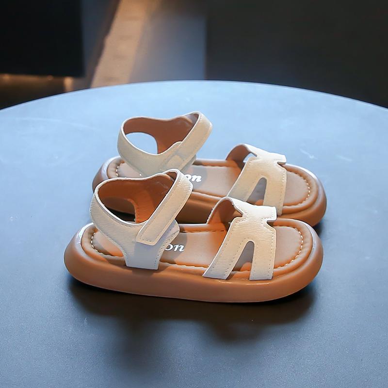 2024 Children's Summer Sandals Open-toe Boys Soft Bottom Beach Sandals Fashion Causal Kids Girls Flat Sandals Non-slip Versatile