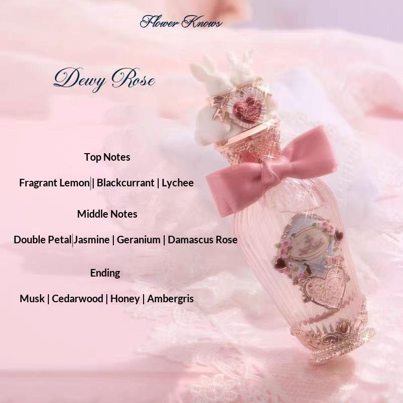 Flower Knows Garden Special Flower and Fruit Perfume Eau De Toilette Fragrance for Women Men, Fresh, Romantic Long Lasting