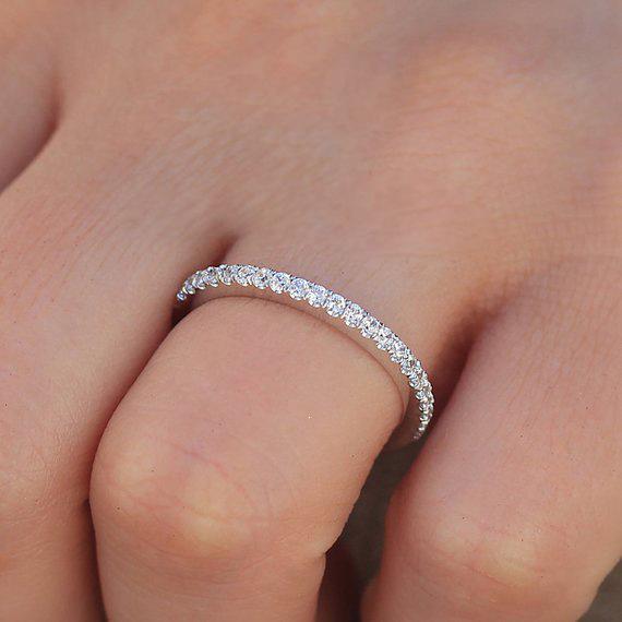 Three Heroes Hot Selling Couple Rings: Women's Single Row Diamond Band, Gold-Plated Hand Jewelry.