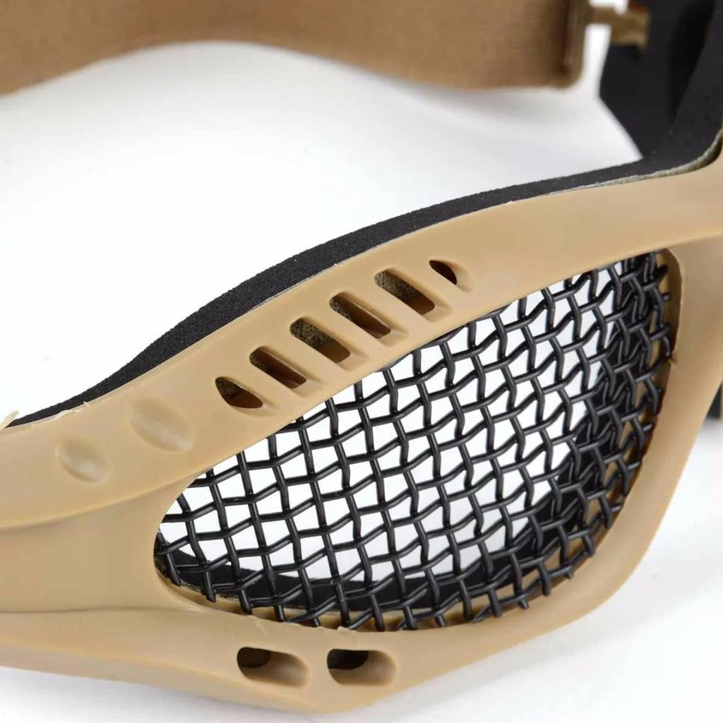 High Quality Hunting Tactical Paintball Goggles Eyewear Steel Wire Mesh Airsoft Net Glasses Shock Resistance Eye Game Protector