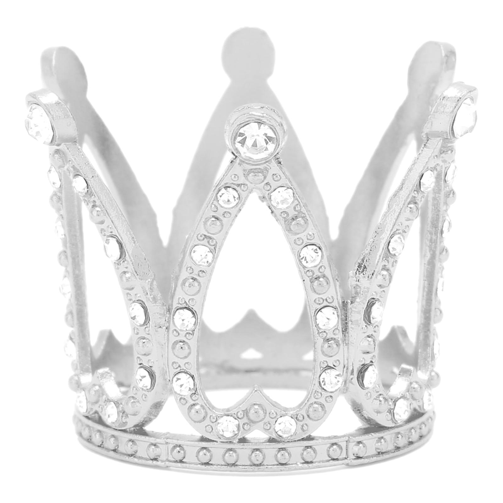 

Подставка для ручек для дизайна ногтей, подставка для кистей в форме короны из сплава, маникюрные инструменты Silver