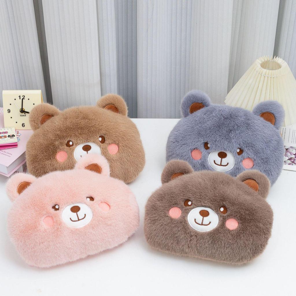 Automatická elektrická plyšová kreslená fľaša na horúcu vodu ohrievač rúk s bezpečnostným vypnutím