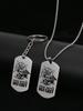 Stainless Steel Key Chains and Necklaces, Car Compasses, Engraved Badges, Ideal Gift for Men, Couples, Boyfriend, Family & Friends