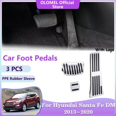 Pedale de frână de mașină pentru Hyundai Santa Fe Sport DM 2013 ~ 2020 Maxcruz XL Accesorii pentru piese interioare de pedală de accelerație fără foraj