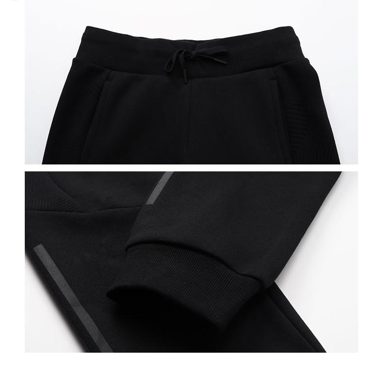 Adidas Neo Fleece Lace Breathable Sports Long Pants Men Bottoms Black DM2189