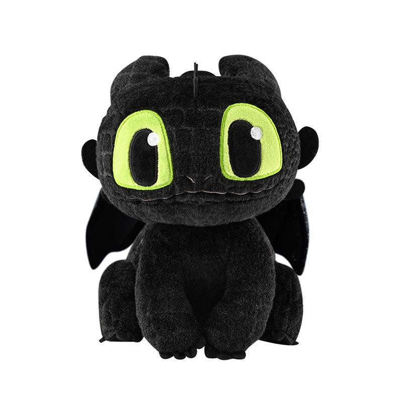 Universal Studios "How to Train Your Dragon" Toothless Plush Keychain - Night Fury Toy Ornament Pillow